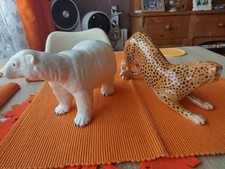 Beswick Animals Polar Bear & Cheetah Standing