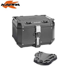 Kappa 48L Top Case Kit KVG480B + Plate For Suzuki Burgman 650 2014 2015 2016