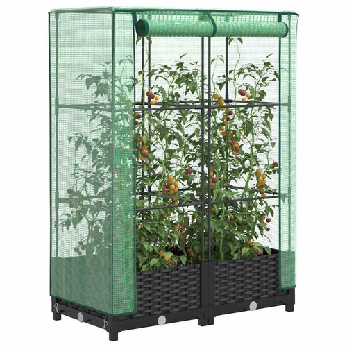 Raised bed greenhouse cover - bed,