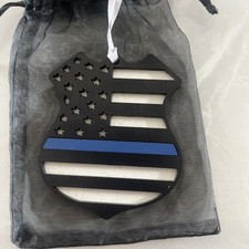 Police Badge-Thin Blue
