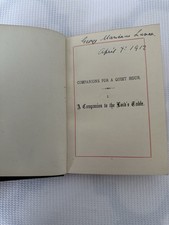 Antique 1912 Christian Book – A Companion to the Religious Tract Society