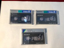 V8 Camcorder Tapes. Sony 1x P5-15,1x P5-30 x.P5-90 Nearly New Condition.