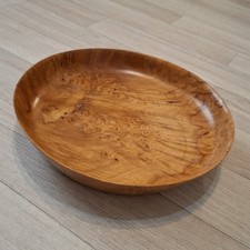 Wood Turned Maple Burl Shallow