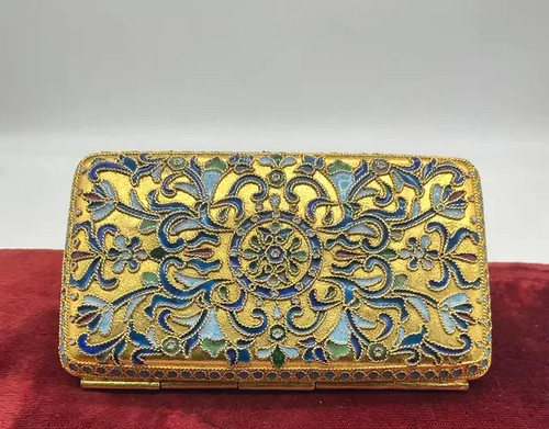 Antique russian silver enamel - antique,