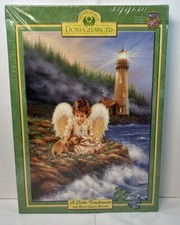 vintage Dona Gelsinger "A LITTLE TENDERNESS"  jigsaw puzzle Angel dog