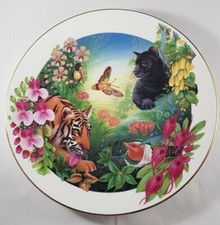 ROYAL DOULTON JUNGLE BOOK SHERE KHAN AND BAGHEERA COLLECTOR PLATE Mike Atkinson