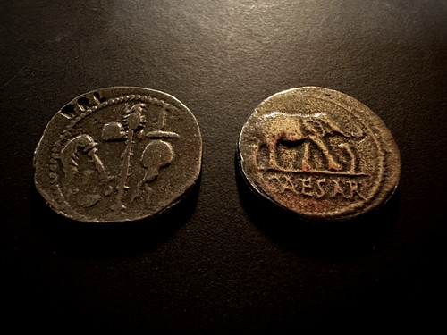 Roman denarius caesar - denarius, of