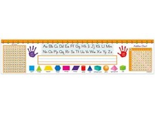 36 Lakeshore TRADITIONAL MANUSCRIPT NAMEPLATES 18"x4" School Desk Grades 1-3 NEW