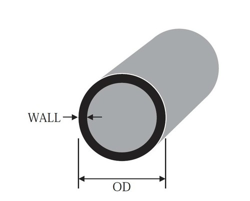 Aluminium round tube - aluminium,