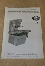 Aciera Type 23 Drilling &