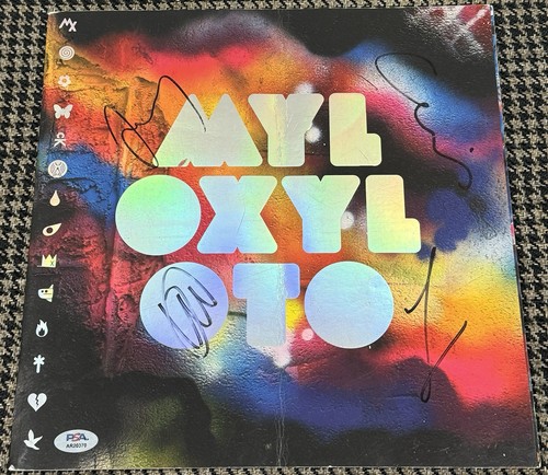 Coldplay band signed - coldplay,