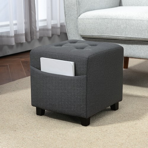 Square footstool with - square,