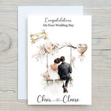 Personalised Wedding day cards