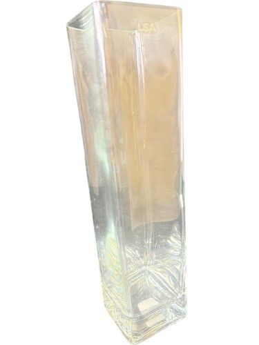 Lsa handmade glass vase - vase, clear