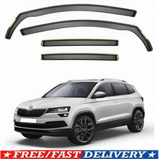 For Skoda Karoq 4pc Accessories Wind Deflectors 5 Door SUV 2017-2024