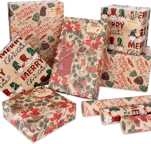 Christmas wrapping paper roll - christmas,