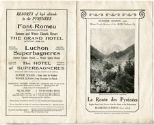 Motor Coach Services of the Midi Railway Cy,Route to the Pyrenees,1925,    B1755