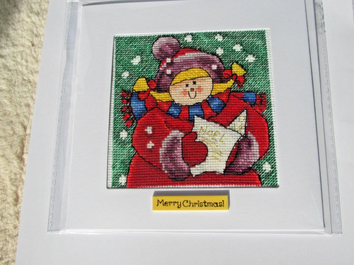 Completed christmas cross - christmas,