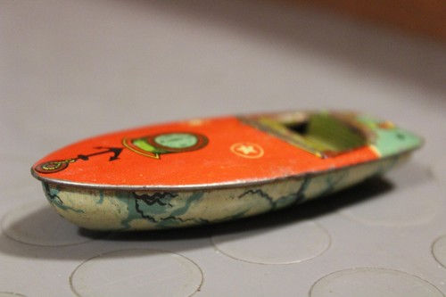 Vintage toy speedboat 50 - speedboat, '50
