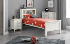 White 3ft Single Bookcase
