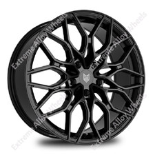 19" Black FX9 Alloy Wheels For Bmw 1 3 Series E81 E82 E87 E88 E46 E90 E91 E92 Wr