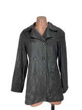 Vintage Y2K Black Shiny Coat