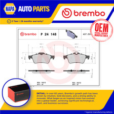 Brake Pads Set fits FORD KA