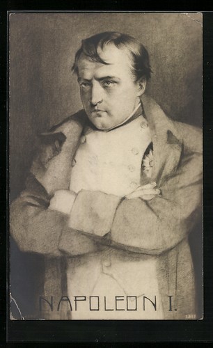 Postcard napoleon with a - of,