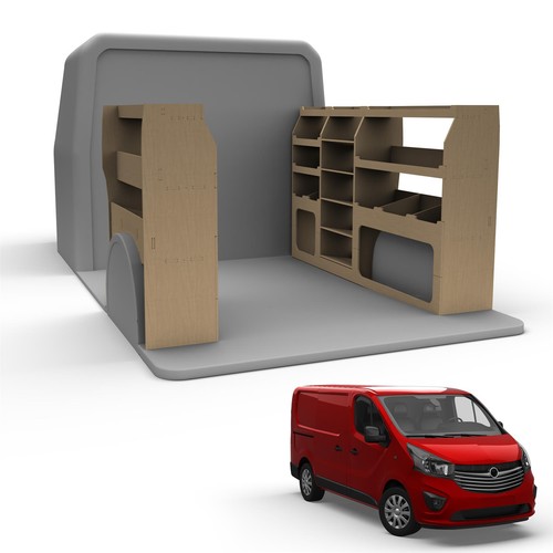 Renault trafic plywood racking - trafic,