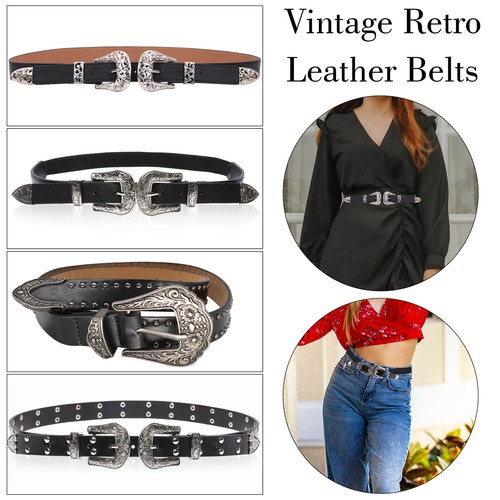 Black western belt - black,