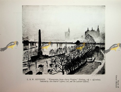 Westminster from savoy window - westminster,