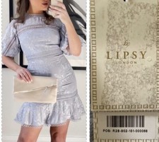 Lipsy Cornflower Blue Puff