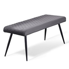 Velvet Long Seat Bench Dining