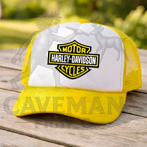Motorcycle patch trucker hat - motorcycle,