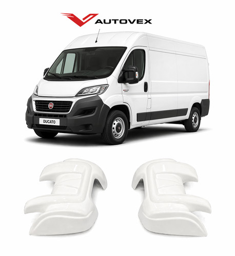 White bat wing mirror cap - wing,