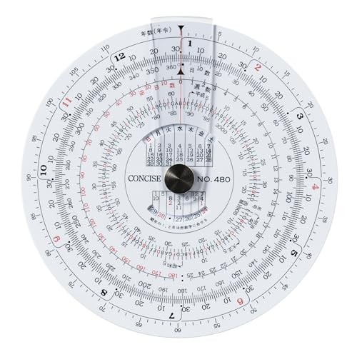 Concise circular slide rule - slide,