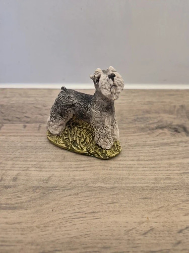 Schnauzer dog figurine - figurine, /