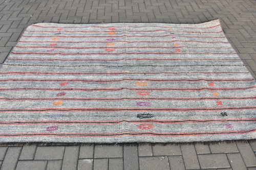 Turkish vintage rug - vintage, 8x5,6
