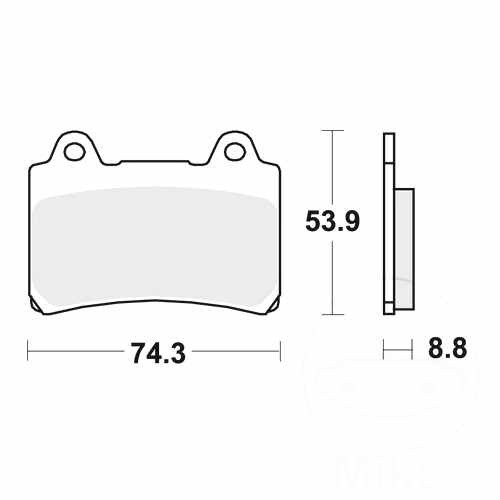 Trw brake pads sintered - trw,