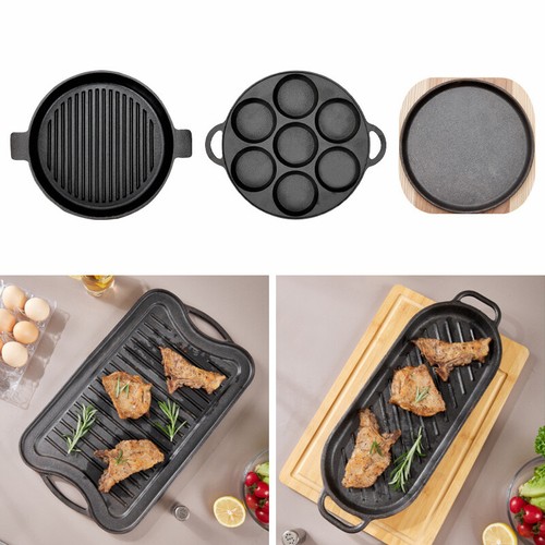 Cast iron frying pan - cast,