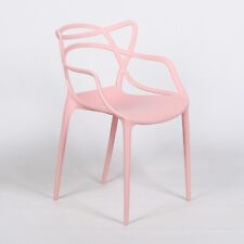MASTERS INSPIRED MODERN PINK STACKABLE DINING CHAIR BAR RESTAURANT