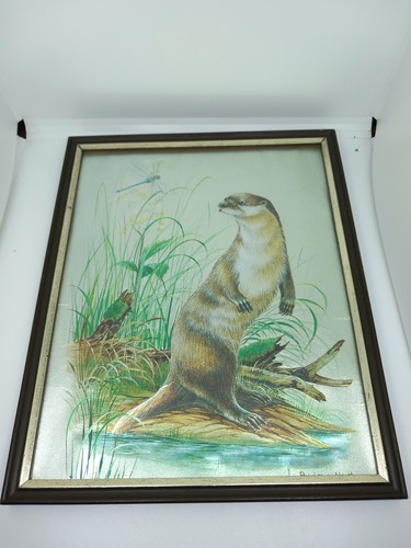 Vintage dufex foil - print, otter