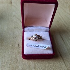 9ct White /Yellow Gold 4 Band