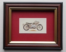 MOTOR CYCLE IMAGE FRAMED -