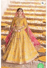 Maha Wajahat Pakistani Lehenga Wedding / Mehndi Dress