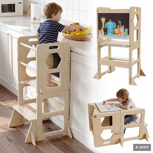 Step stools wood adjustable - adjustable, 1