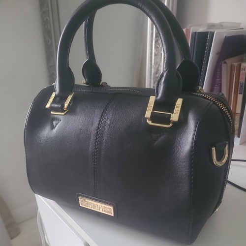 Biba bag leather black - leather, small