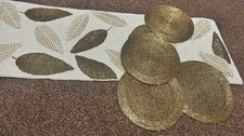 Beaded Table Runner With 4