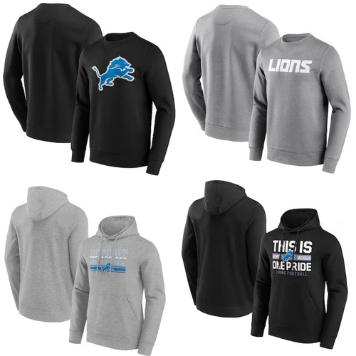 Detroit lions nfl sweatshirt - lions,