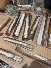 Natural Razor Clam pairs Shells for Craft Projects & plant markers arts 10 20